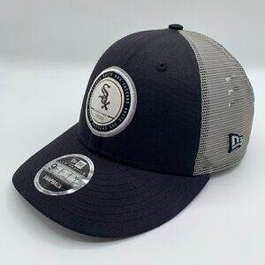 Chicago White Sox MLB Black Gray New Era Low Profile Snapback Trucker Hat New